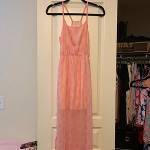 Abercrombie and Fitch Pink Maxi Dress